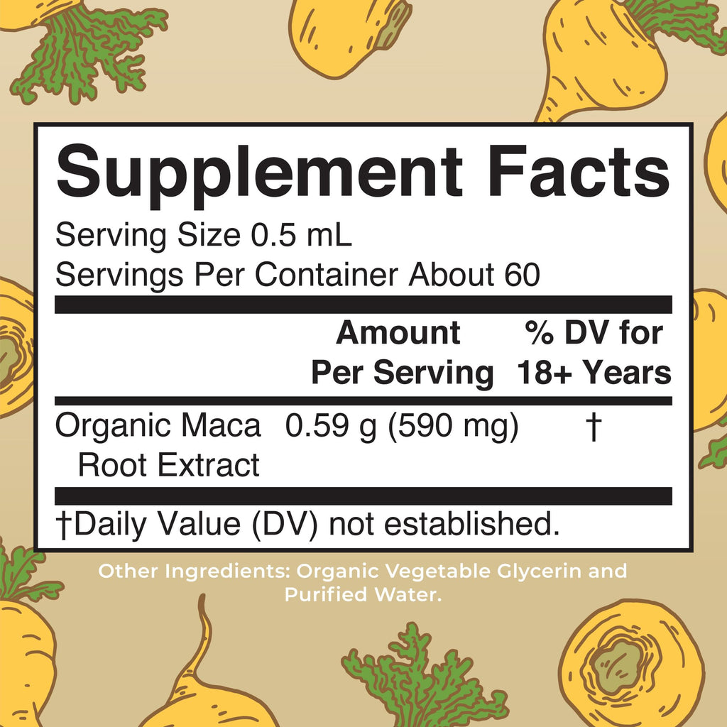 MaryRuth's Maca Root Liquid Drops Dietary Supplement

