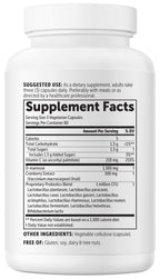Micro Ingredients D Mannose Capsules Cranberry & Probiotics

