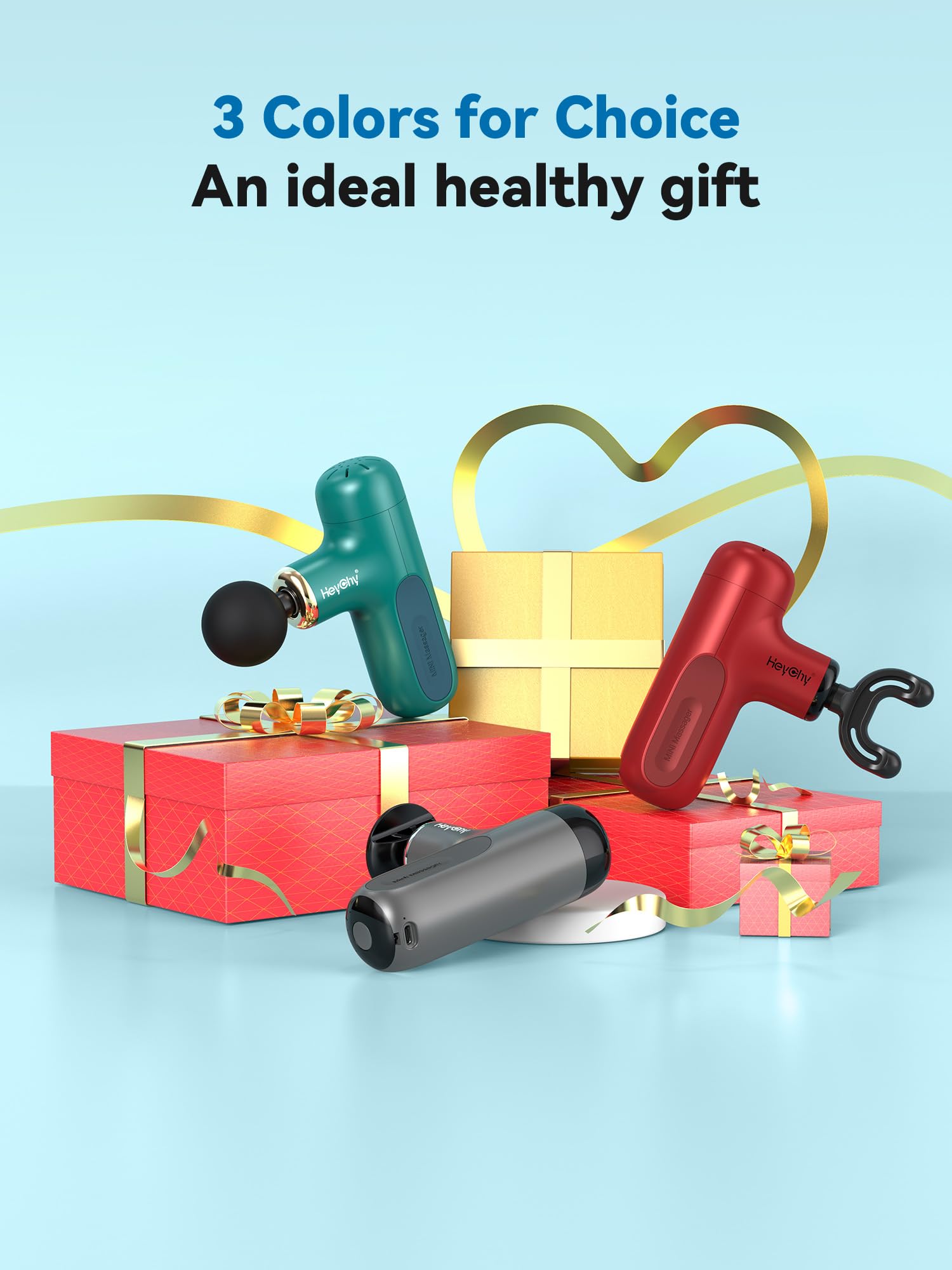 HEYCHY Mini Massage Gun Percussion Massager | Portable Power


