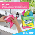 UNIMADE Microfiber Cleaning Cloths - Lint-Free

