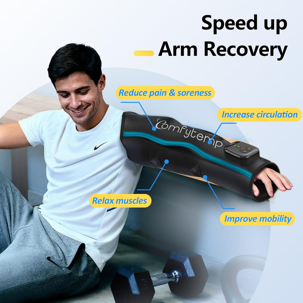 Comfytemp Full-Arm Air Compression Massager | Arm Pain Relief


