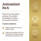 Solgar Vitamin E Softgels 400 IU Natural Antioxidant

