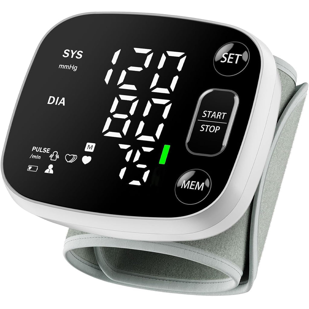 Oklar Wrist Blood Pressure Monitor FDA Cleared|Rechargeable

