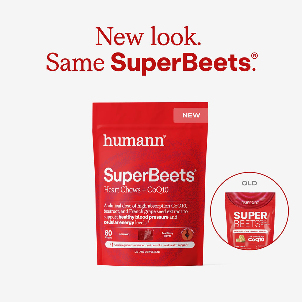 HumanN SuperBeets Triple-action Heart Chews with CoQ10


