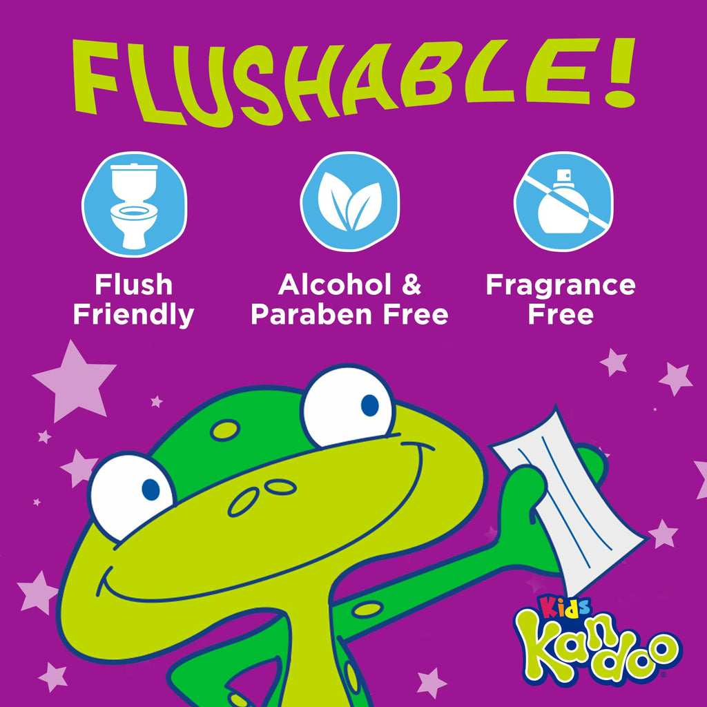 Kandoo Flushable Wipes for Kids - Potty Training

