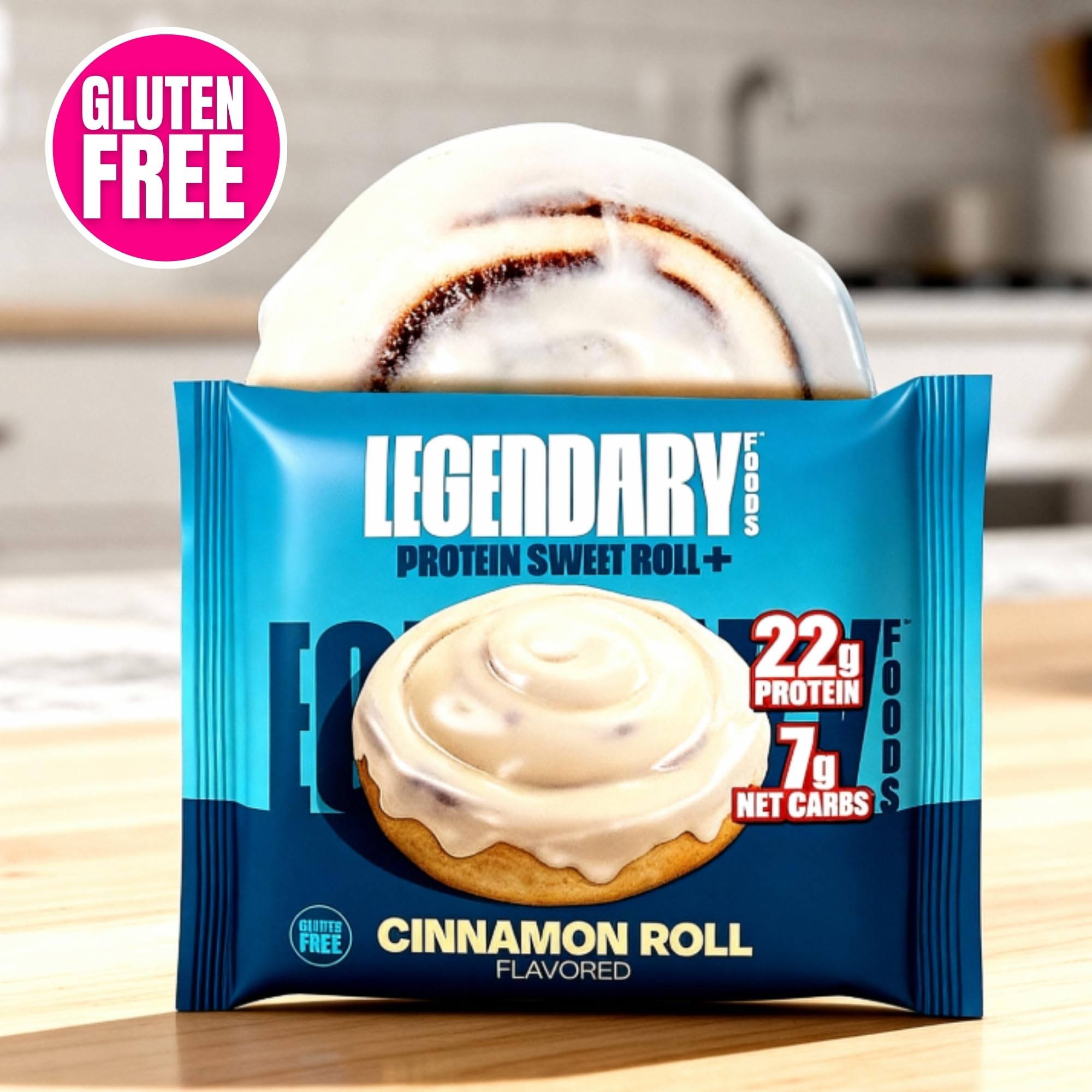 Legendary Foods 22g Protein Bars – Gluten-Free Keto Snack

