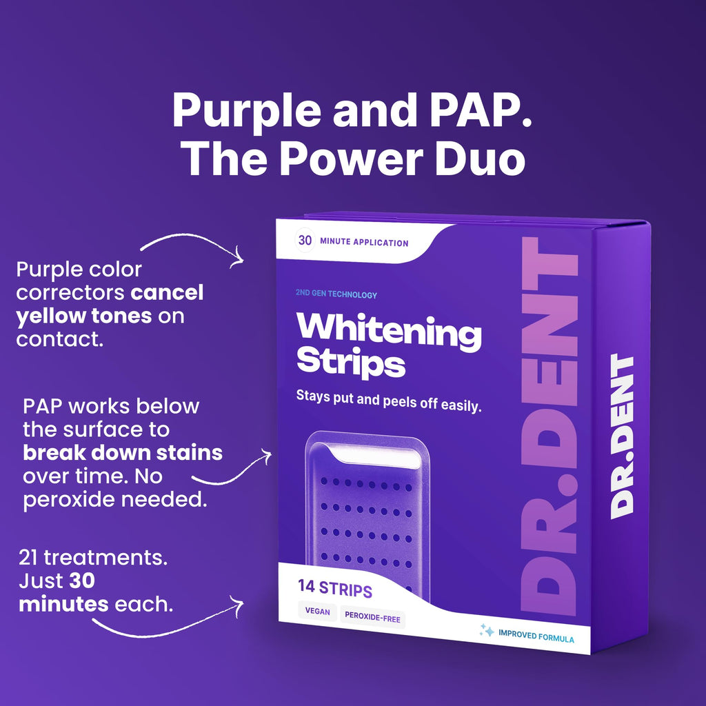 DRDENT Purple Teeth Whitening System | Safe for Enamel

