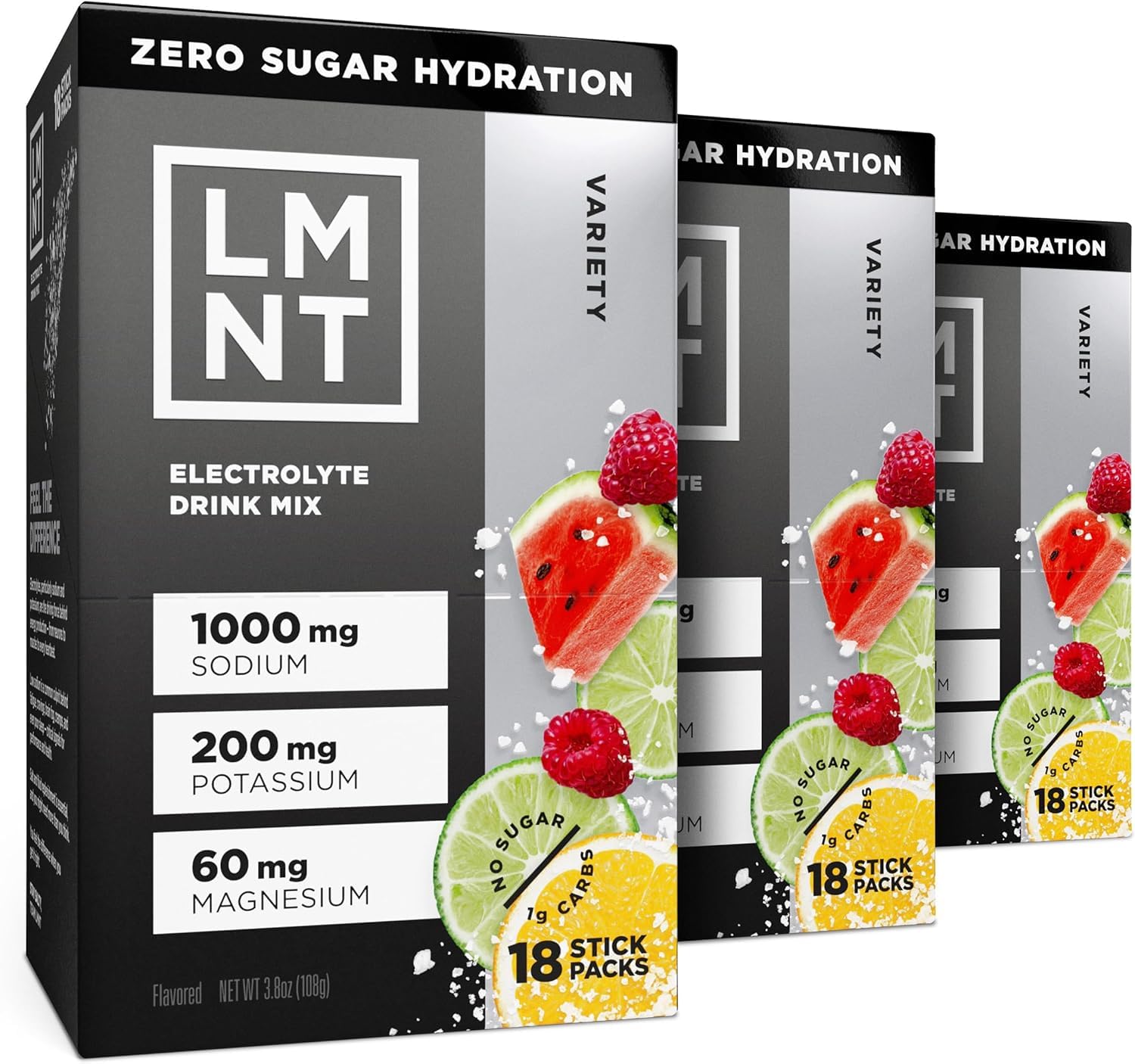 LMNT Zero Sugar Electrolyte Drink Mix