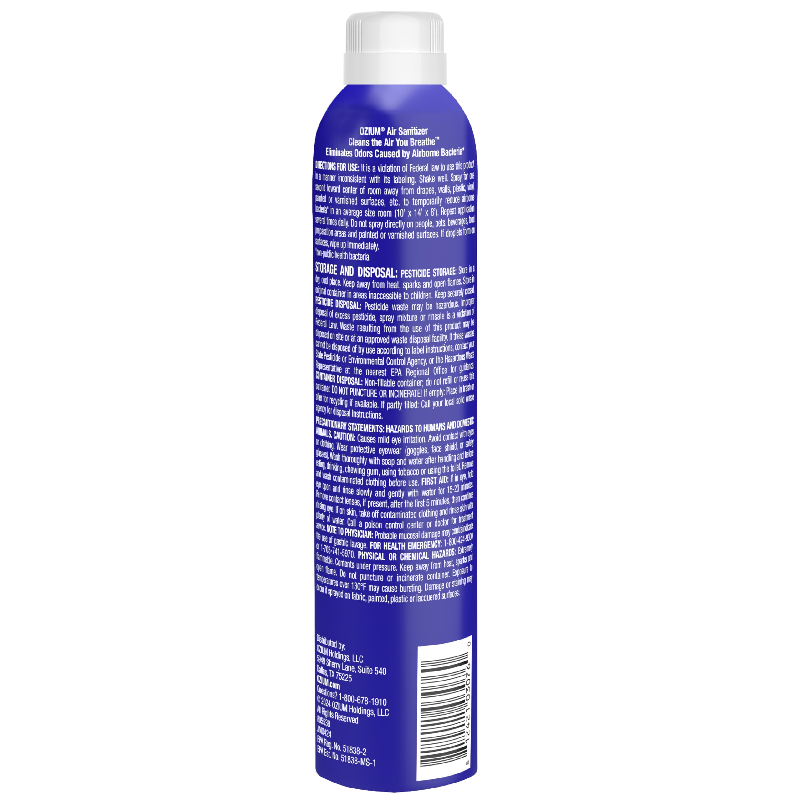 Ozium Air Sanitizer and Odor Eliminator

