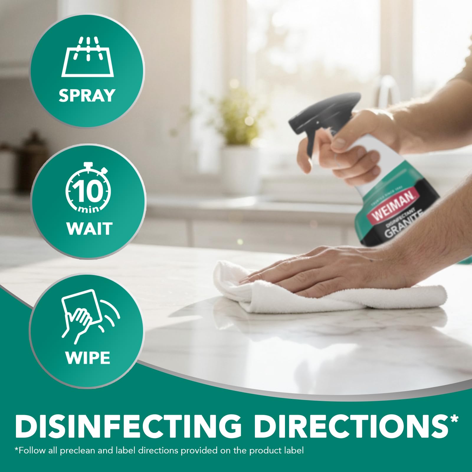 Weiman Disinfectant Multi-Surface Solution

