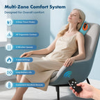 Smedz Neck Massager 4-in-1 with Heat, Vibration, Remote

