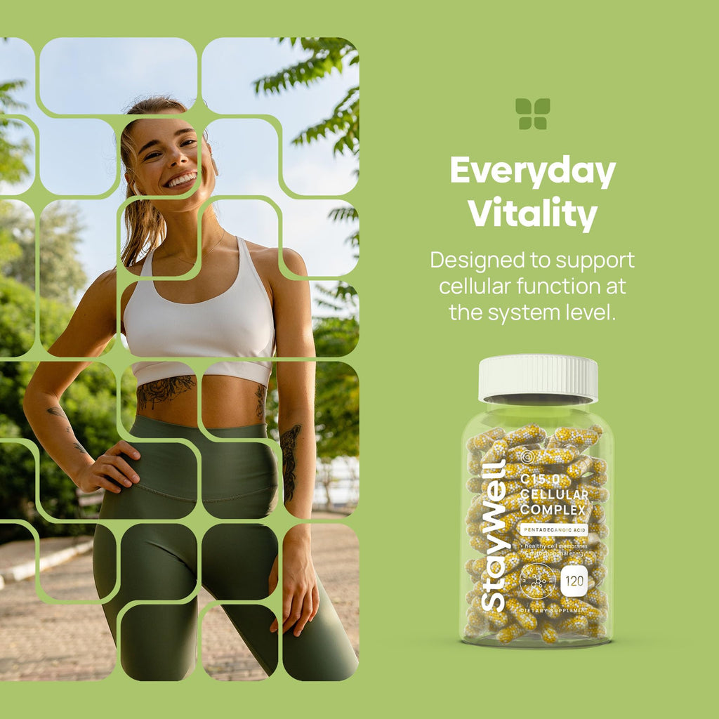 C15:0 Pentadecanoic Acid Supplement for Cellular Health

