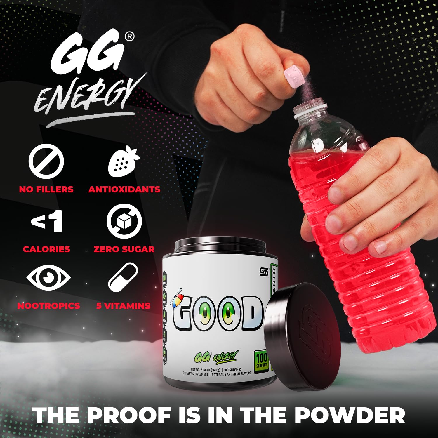 Gamer Supps GG Energy Powder for Gaming Performance


