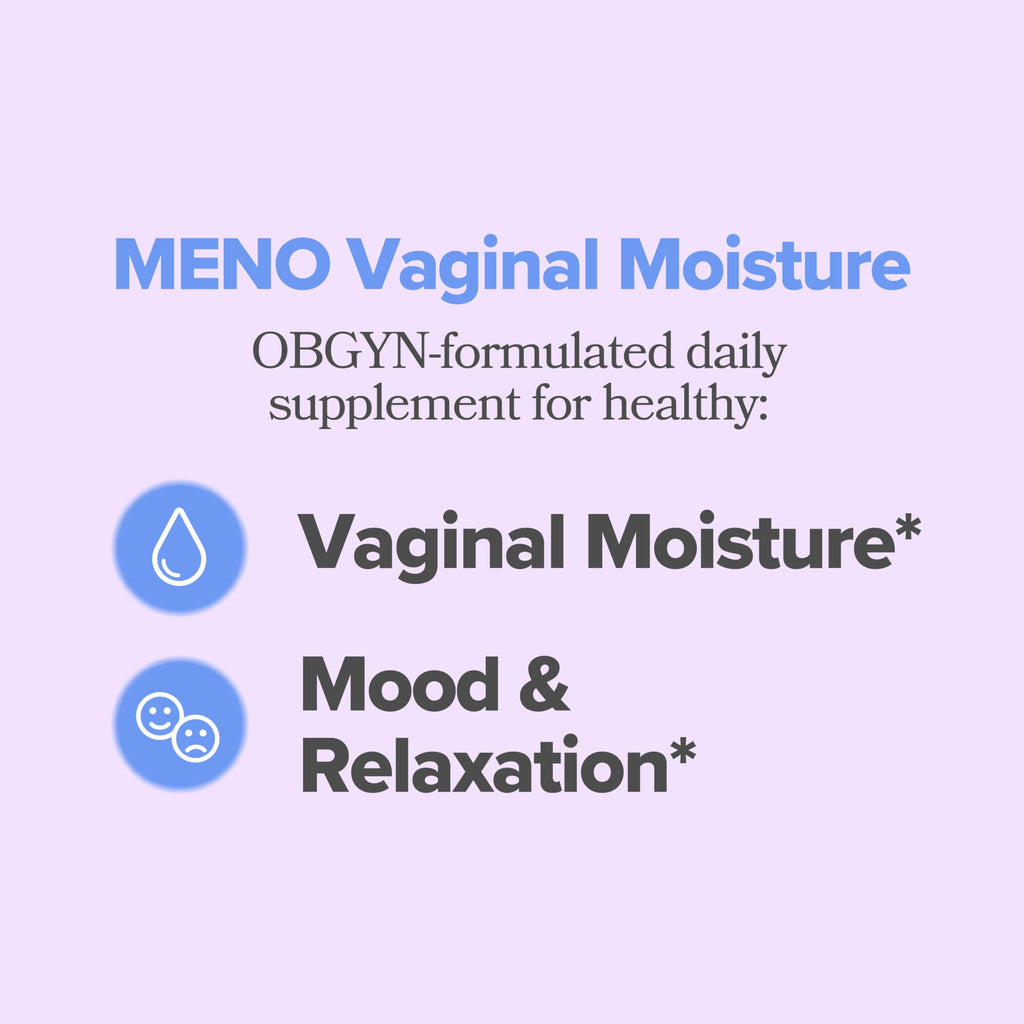 MENO Vaginal Moisture Capsules | OBGYN-Formulated

