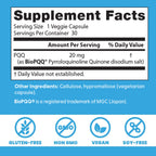 Doctor's Best PQQ BioPQQ 20 mg | Brain Health Support

