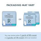 Rael Incontinence Pads for Women - Organic Cotton Cover

