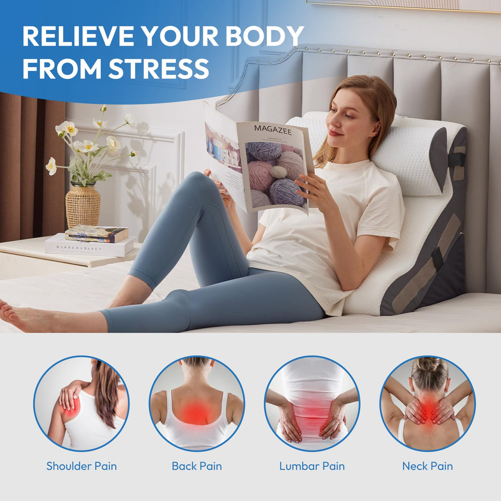 Ahpmeoa Wedge Pillow Set for Post-Surgery Comfort

