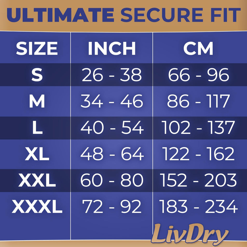 LivDry Adult Incontinence Underwear - Max Absorbent

