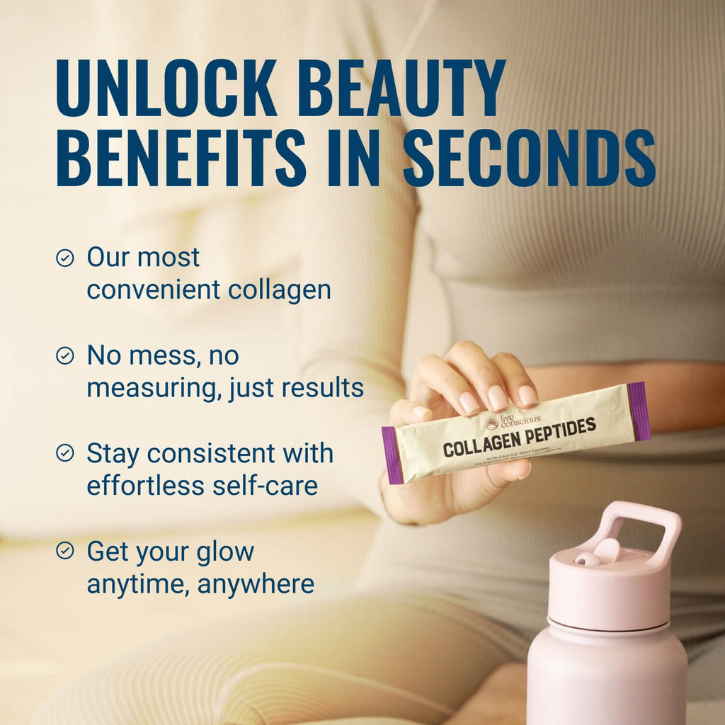 Live Conscious Collagen Peptides Powder – Type I & III

