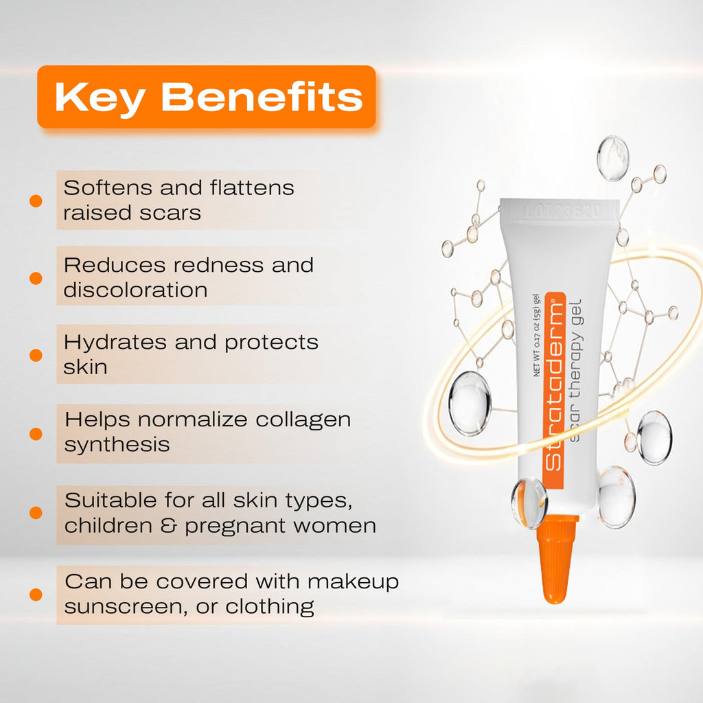 Strataderm Professional Scar Therapy Gel - Reduces Redness

