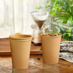 Clawsoff Disposable Paper Cups for Hot and Cold Beverages

