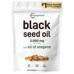 Micro Ingredients Black Seed Oil Softgels with Oregano 2in1

