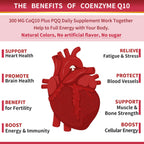 ZEBORA CoQ10 Softgels with PQQ BioPerine - Heart Support

