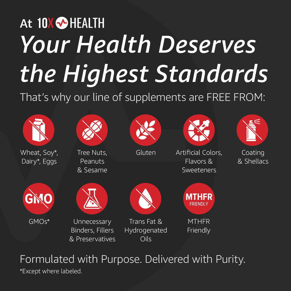 10X Health TMG Dietary Supplement for Liver and Heart


