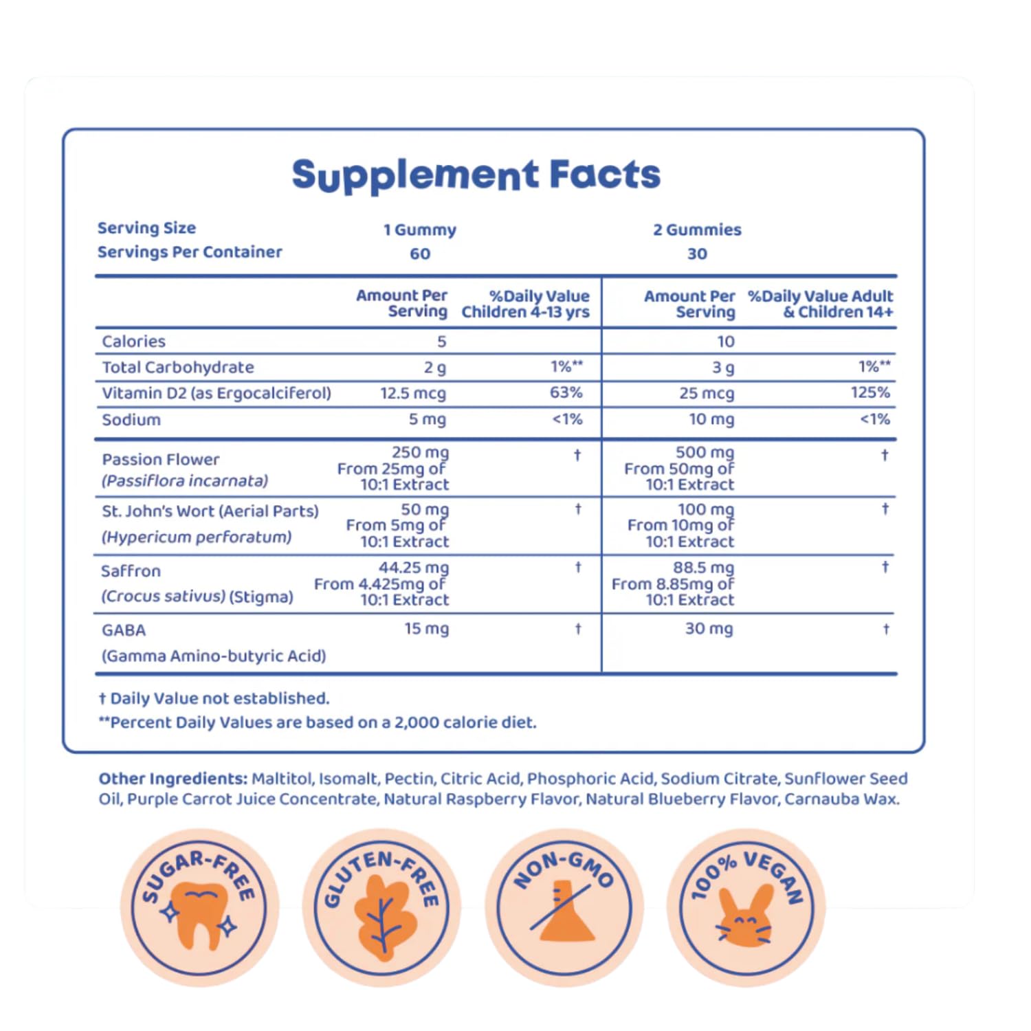 Herbal Mood Support Gummies | Daily Calm & Focus

