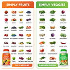 Simply Nature's Pledge Fruit & Veggie Supplement

