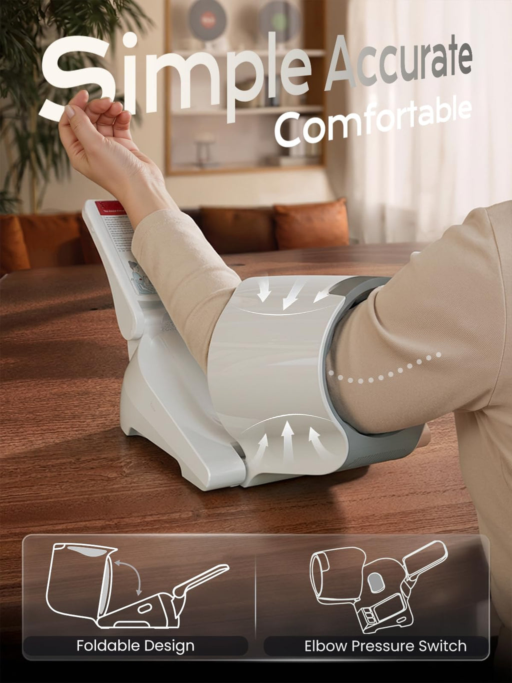 CAVN Blood Pressure Monitor Barrel-Type Upper Arm

