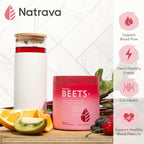 Natrava Beets+ Beet Root Powder - Vegan & Gluten-Free

