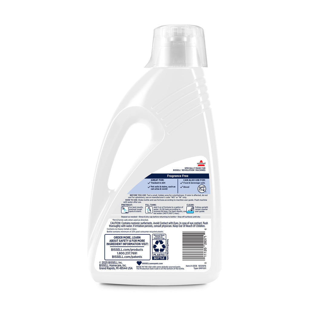 BISSELL Carpet Deep Clean Solution OXY Free & Clear

