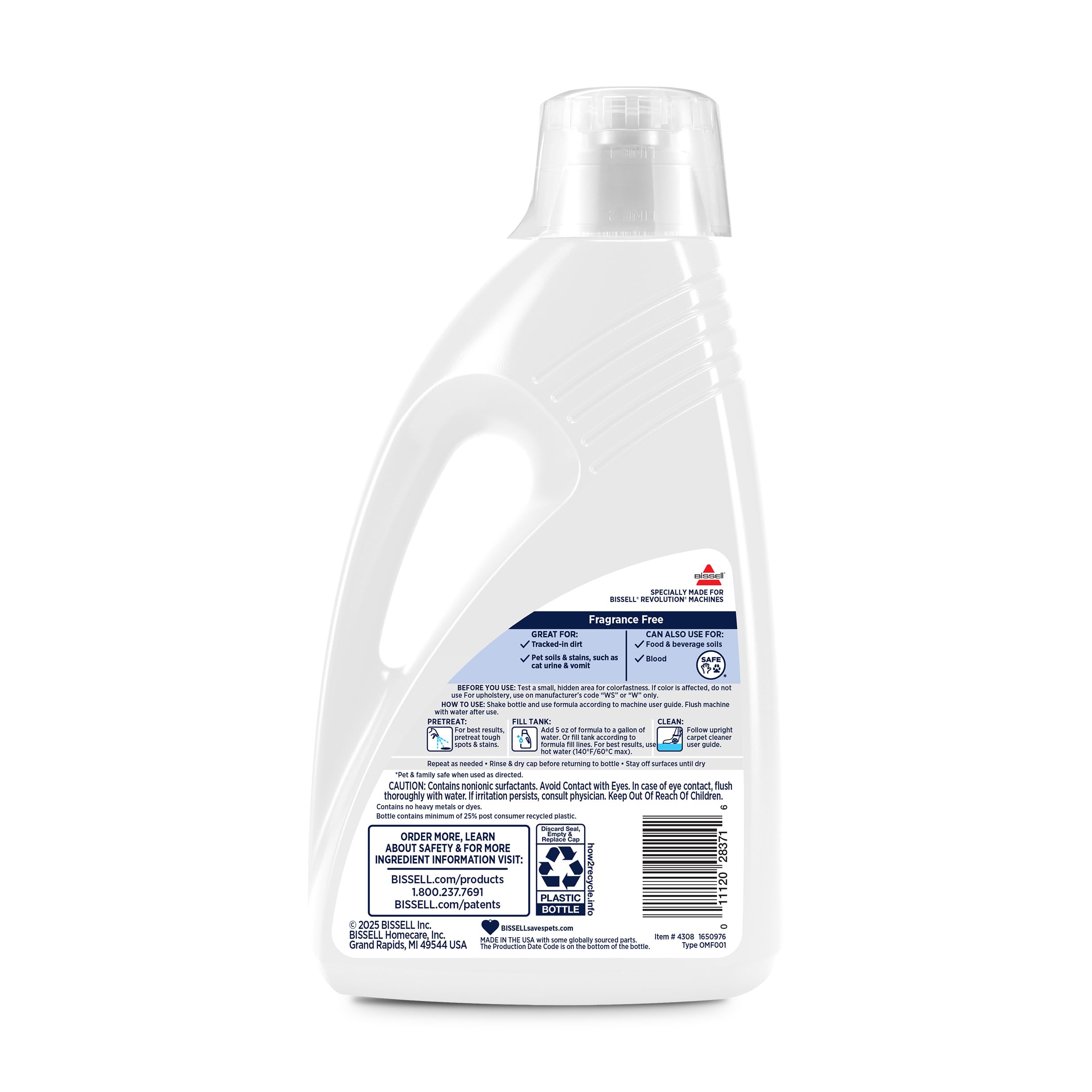 BISSELL Carpet Deep Clean Solution OXY Free & Clear

