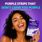 SAKYPRORAL Purple Teeth Whitening Strips - Enamel Safe

