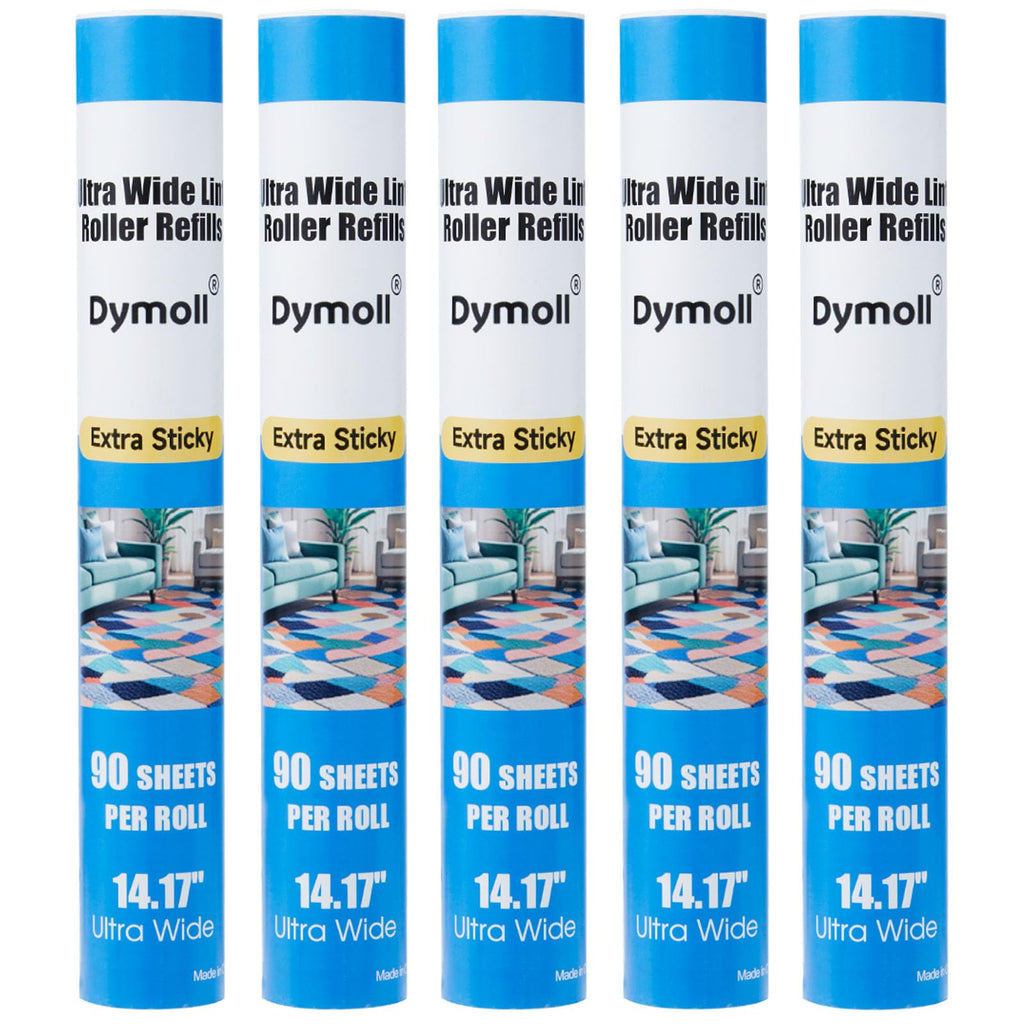 Dymoll Lint Roller for Pet Hair with Extra Sticky Adhesive