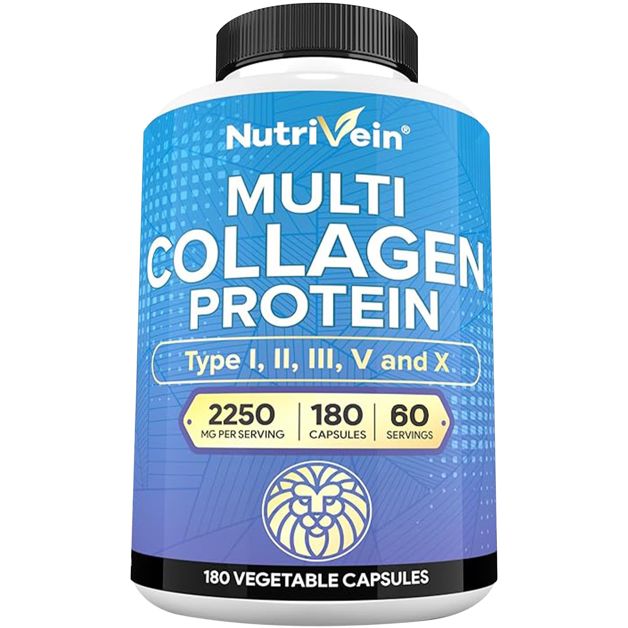 Nutrivein Multi Collagen Supplement for Joints, Hair & Skin

