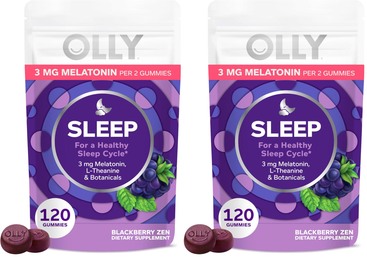 OLLY Sleep Gummy Sleep Support with Melatonin, L-Theanine & Botanicals