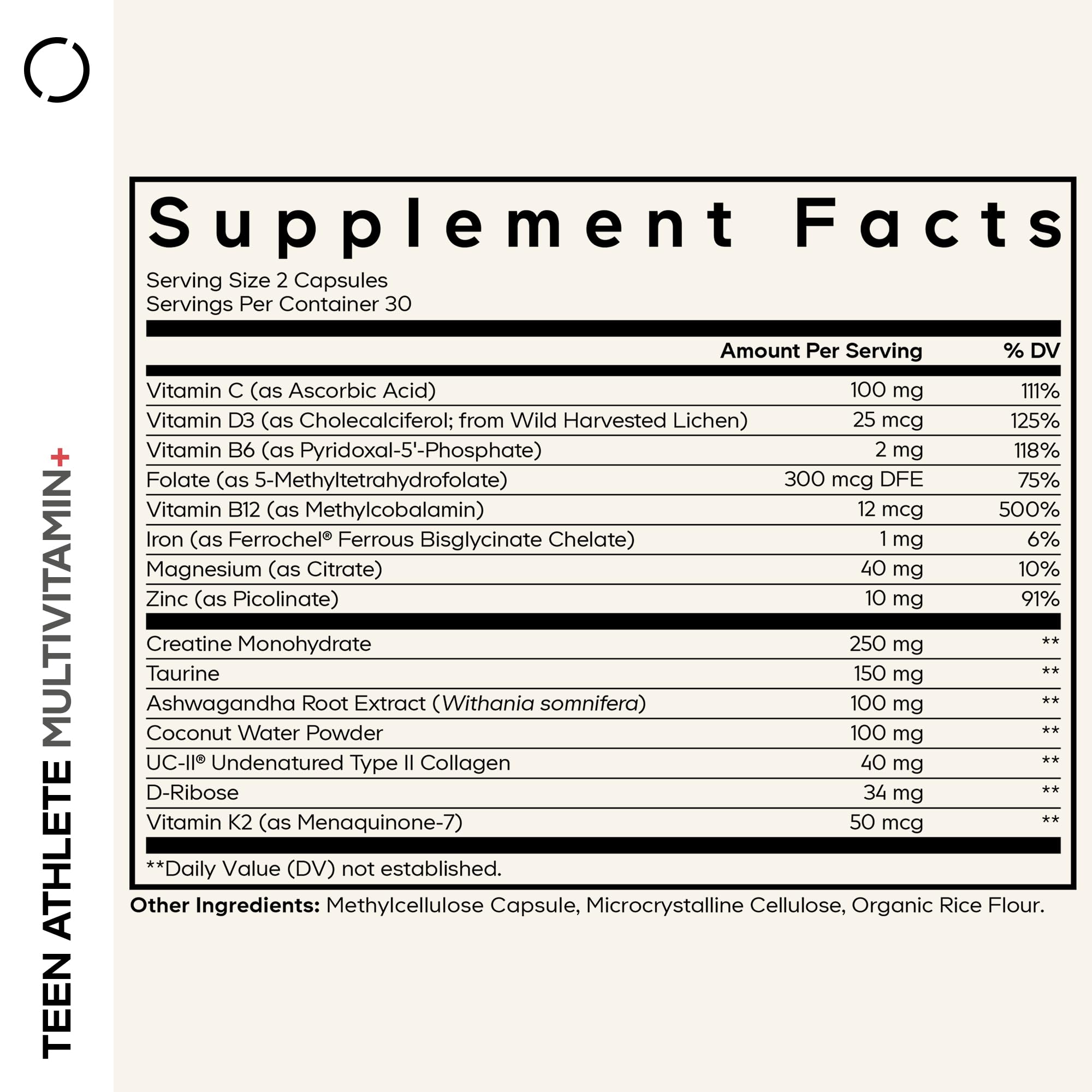 Codeage Teen Athlete Multivitamin+ Sports Supplement

