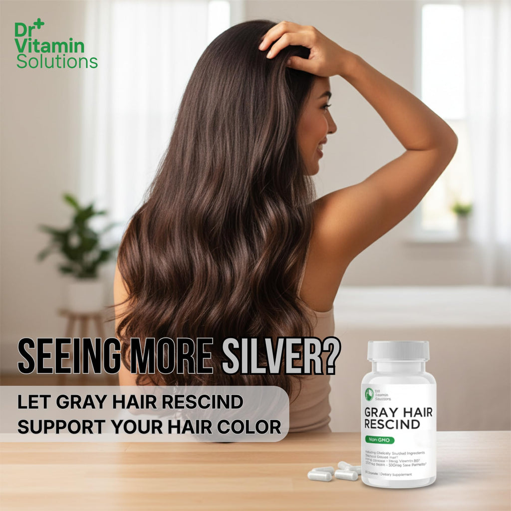 Gray Hair Rescind with Catalase - Hair Vitamins


