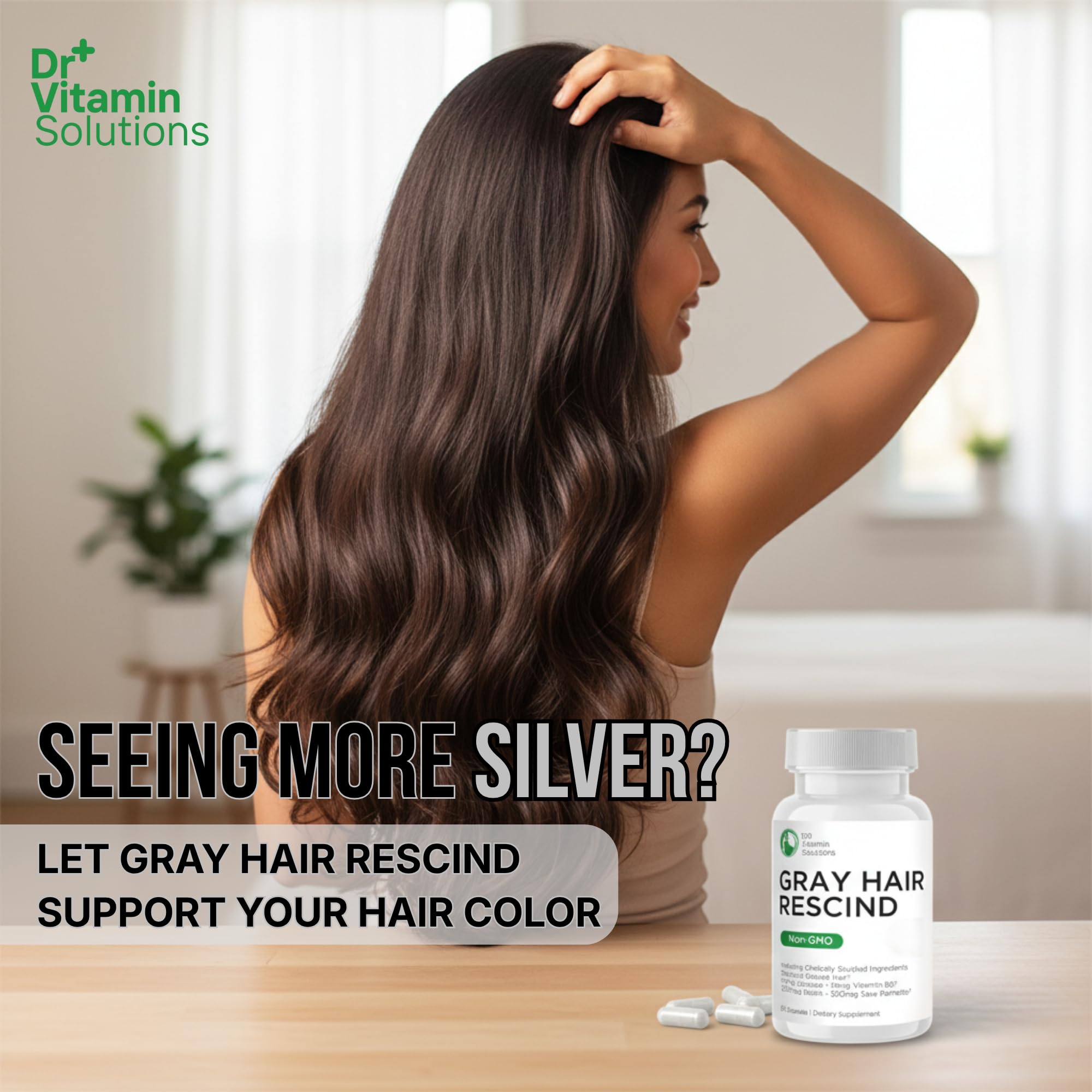 Gray Hair Rescind with Catalase - Hair Vitamins

