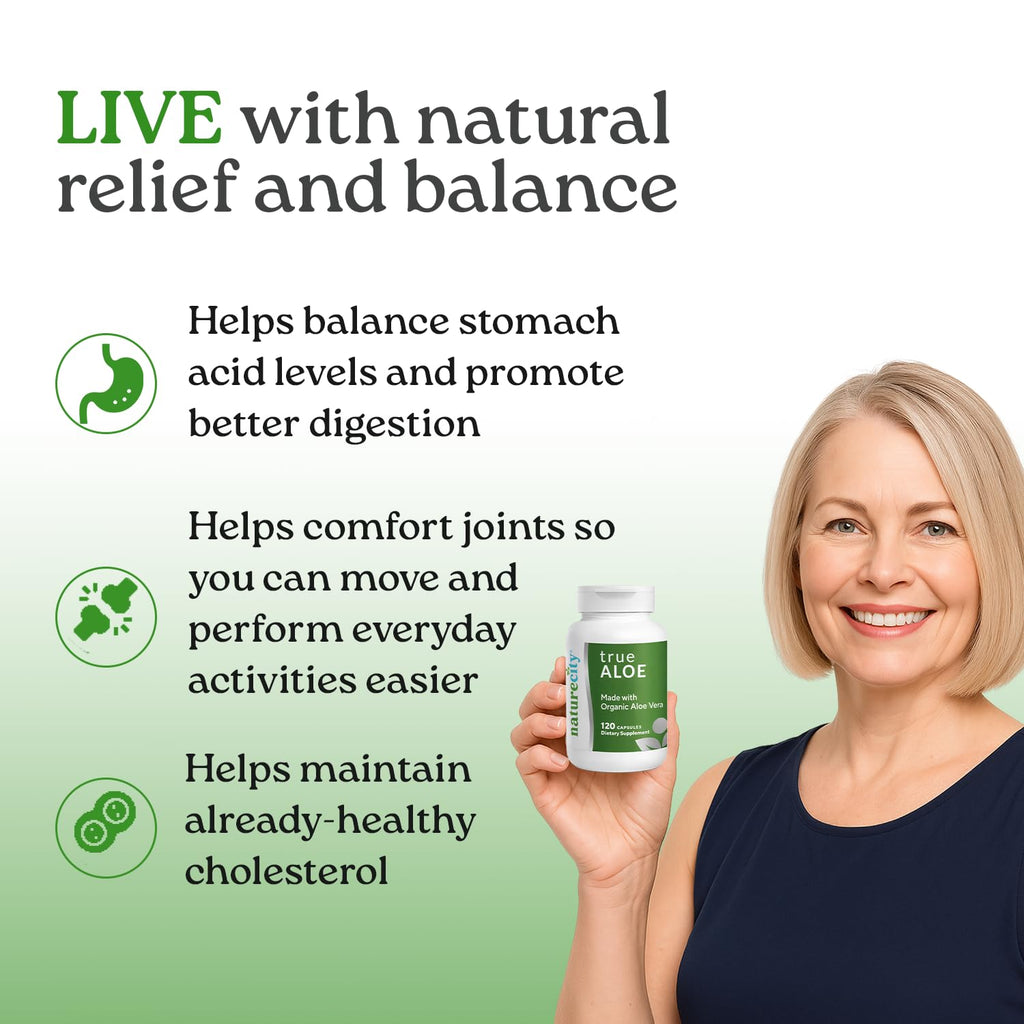Aloe Vera Capsules by NatureCity TrueAloe

