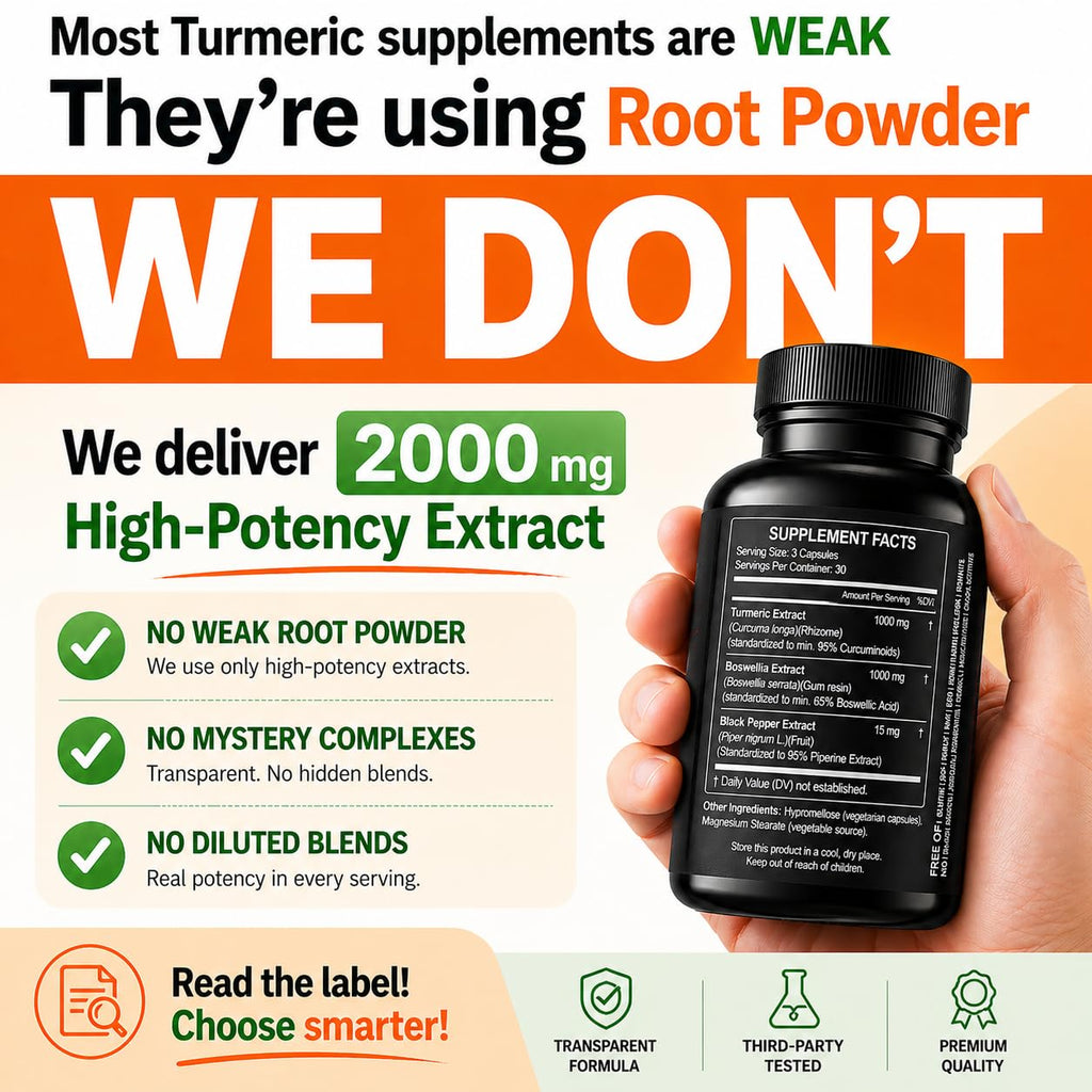 Turmeric Boswellia Capsules by Herbal Code

