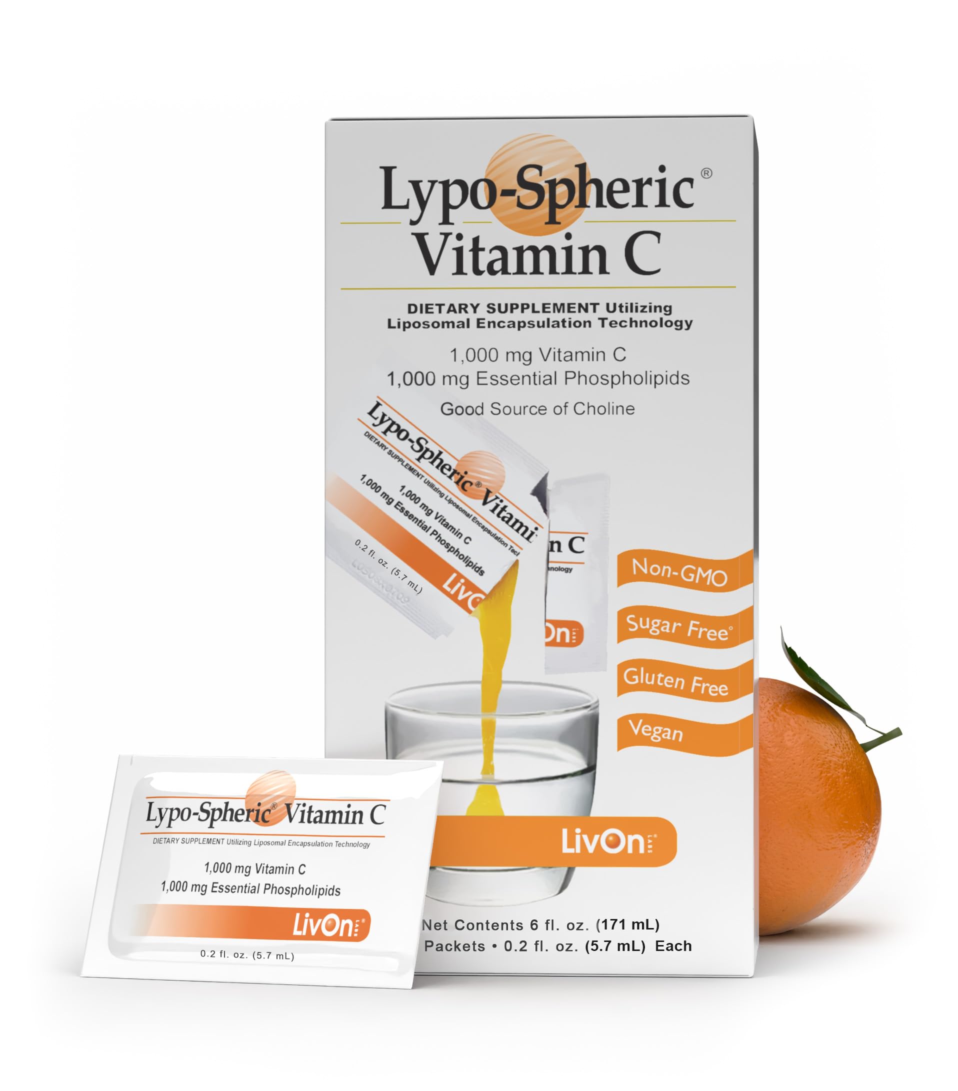 Liposome-Encapsulated Vitamin C Supplement by LivOn Laboratories

