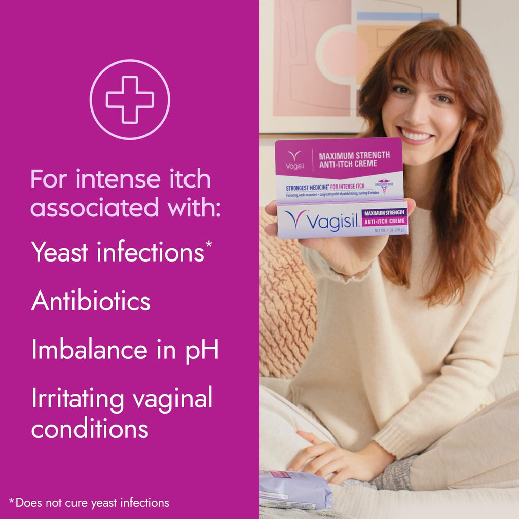 Vagisil Maximum Strength Anti-Itch Cream | Benzocaine

