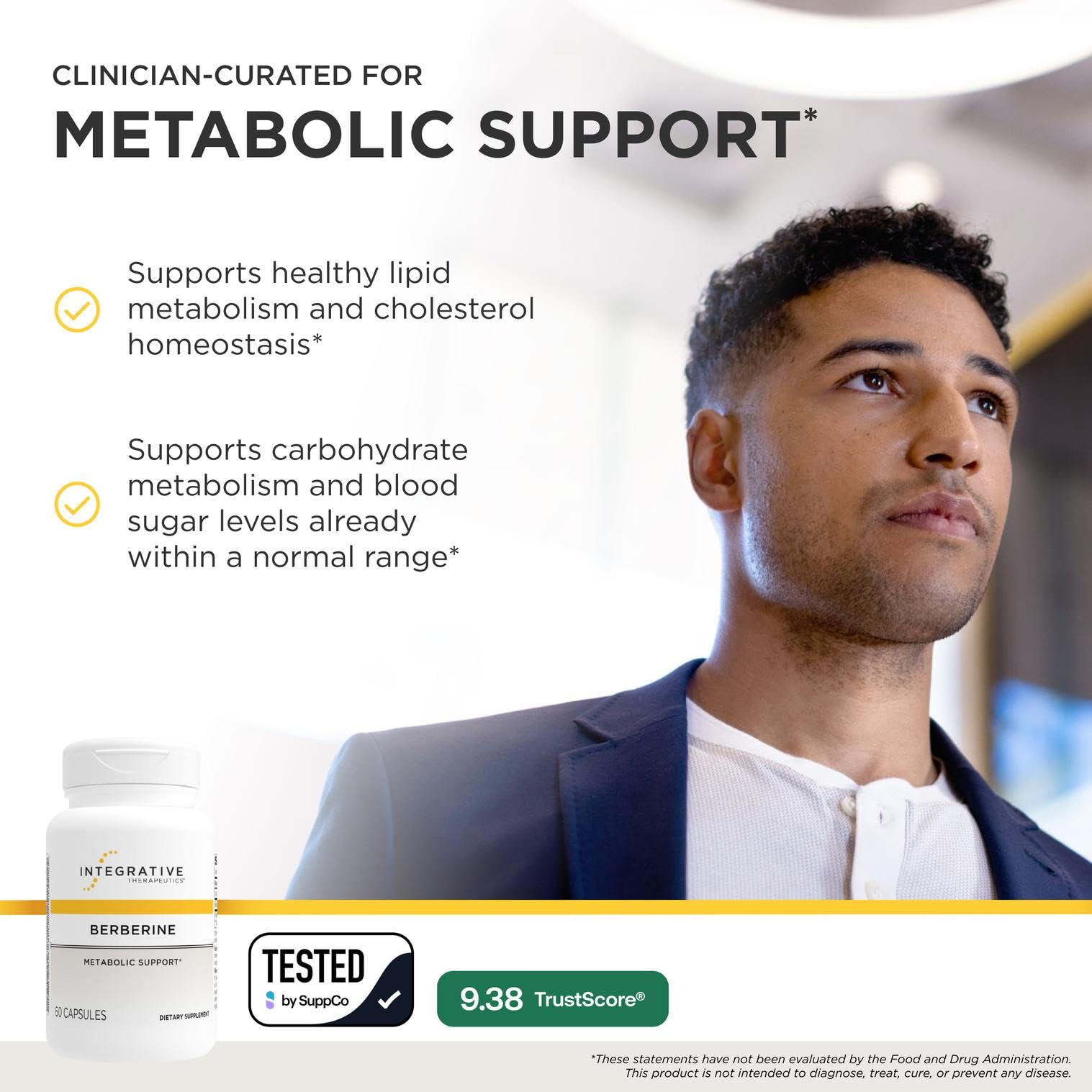 Berberine 1500 mg Supplement by Integrative Therapeutics

