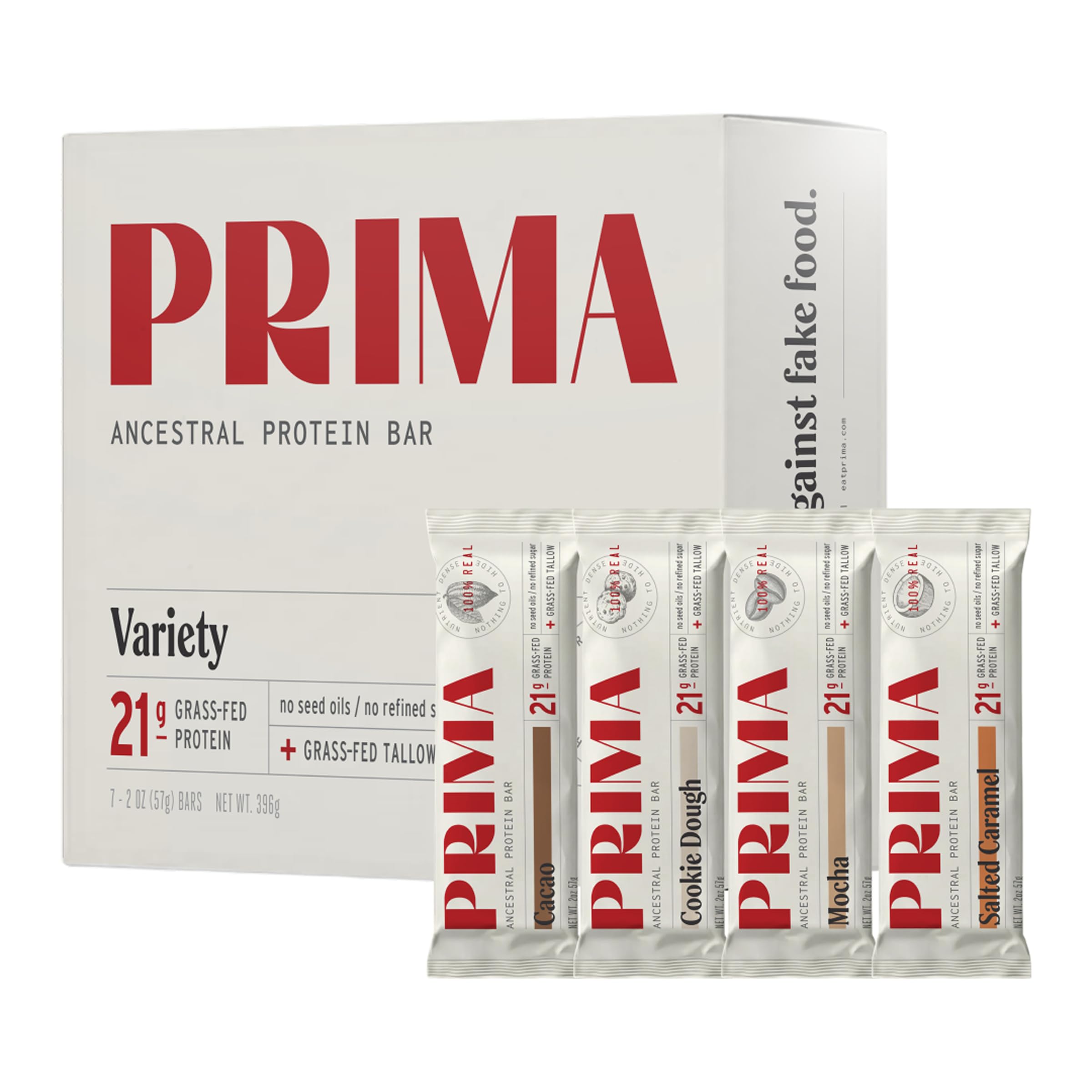 Prima Ancestral Protein Bar - Grass-Fed Whey + Collagen