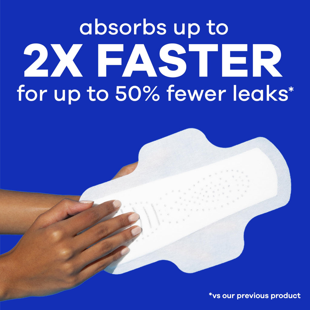 Always Infinity Unscented FlexFoam Pads with Wings

