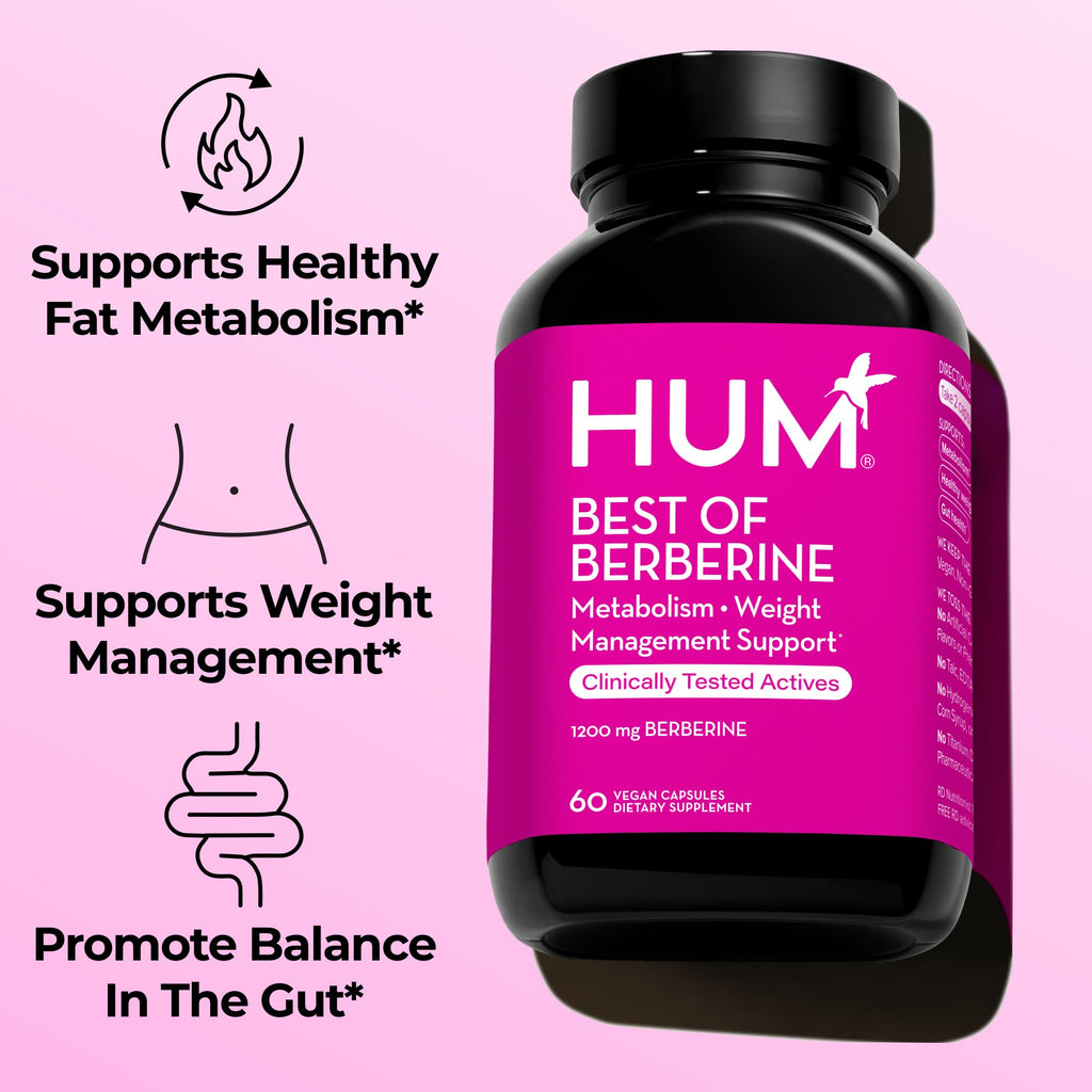 HUM Berberine Supplement for Metabolic Health | BioPerine

