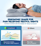 Neck Pillow Cozyplayer Contour Memory Foam Cooling

